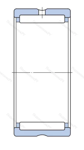 Игольчатый подшипник NK 14/16 от производителя  SKF