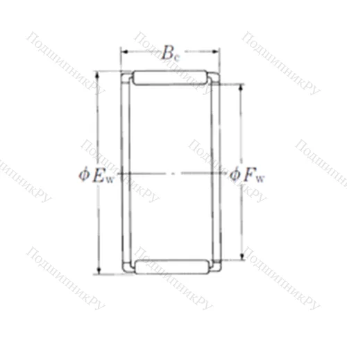 Подшипник игольчатый радиальный WJ-243024