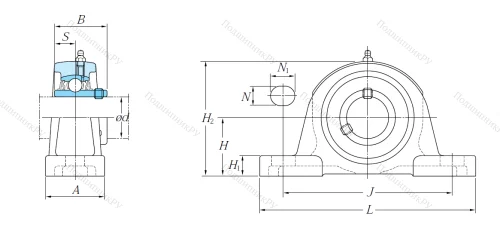 Подшипниковый узел UCP 209 J в Ярославле