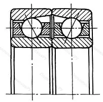 Подшипник 7310B.MPB. размер 50x110x54