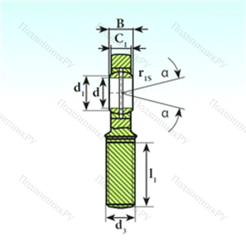 Подшипник скольжения сферический SA 50 ES 2RS