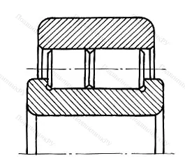 Подшипник  3222319 размер 95x200x78