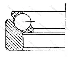 Модификация подшипника 996908Е размер 40,1x56,5x9,692
