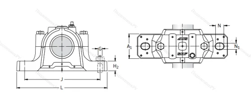 Подшипниковый корпус SNL 519-616