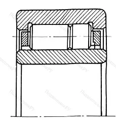 Модификация подшипника 20-42629/710 размер 710x950x243