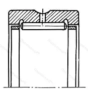 Подшипник  6254914 (RNA 6914) размер 80x100x54