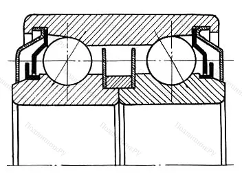 Модификация подшипника 886701УС17 размер 13x70x51