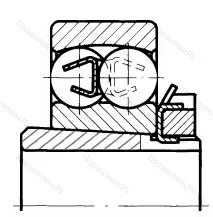 Подшипник  11505 (2206K+H 306) размер 25x62x20/31