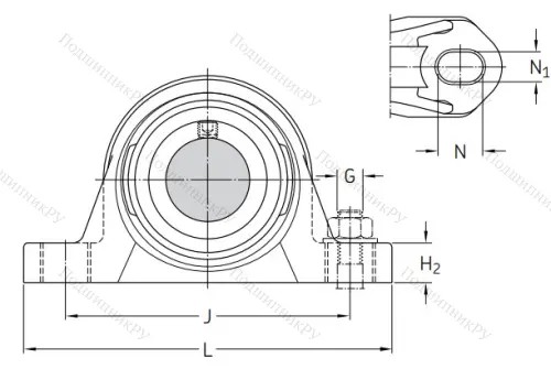 Подшипниковый корпус SYK 506 в Ярославле