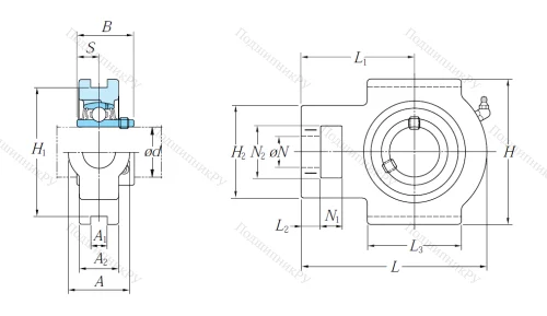 Подшипниковый узел UCT 207 J в Ярославле