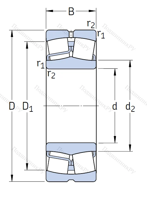 Сферический роликовый подшипник 23218 CC/W 33