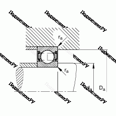 Подшипник 6200-2RSR