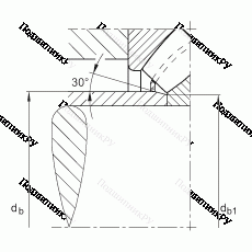 Подшипник 29428-E 1
